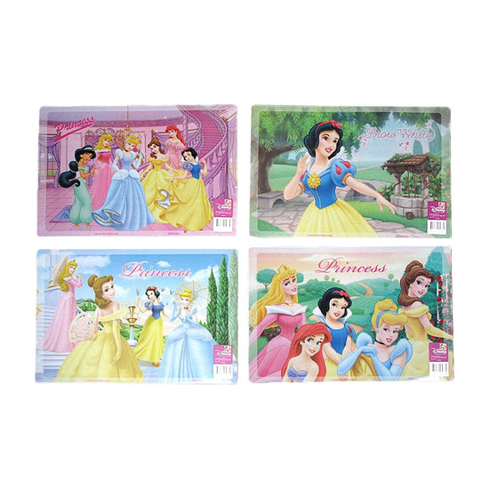 Disney Set of 4 Disney Cartoon Waterproof Placemats Princess