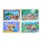 Disney Set of 4 Disney Cartoon Waterproof Placemats Winnie The Pooh