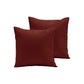 Pair of Polyester Cotton European Pillowcases Chilli