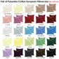 Pair of Polyester Cotton European Pillowcases Chilli