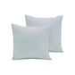 Pair of Polyester Cotton European Pillowcases Ice Blue