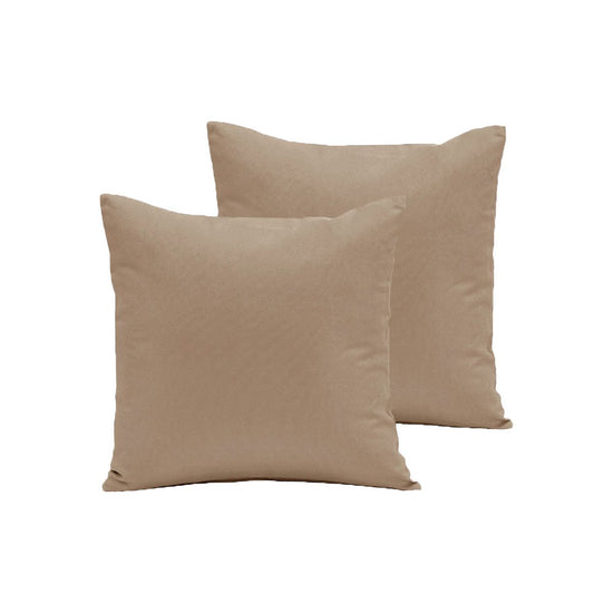 Pair of Polyester Cotton European Pillowcases Linen