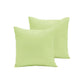 Pair of Polyester Cotton European Pillowcases Moss