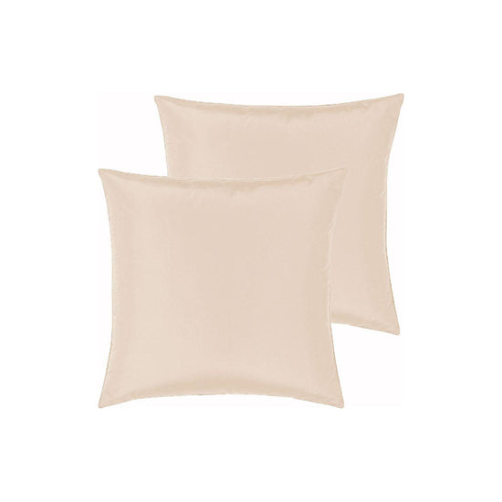 PepperMIll Satin European Pillowcases ( Pair ) APRICOT