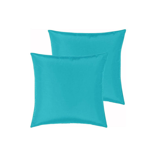 PepperMIll Satin European Pillowcases ( Pair ) AQUA