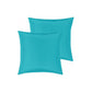 PepperMIll Satin European Pillowcases ( Pair ) AQUA