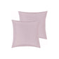 PepperMIll Satin European Pillowcases ( Pair ) CORAL