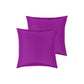 PepperMIll Satin European Pillowcases ( Pair ) FUSHIA