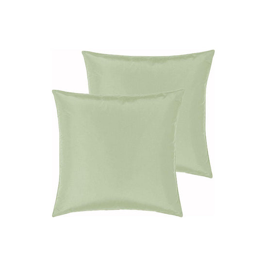 PepperMIll Satin European Pillowcases ( Pair ) MOSS