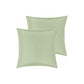 PepperMIll Satin European Pillowcases ( Pair ) MOSS