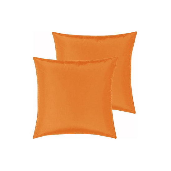 PepperMIll Satin European Pillowcases ( Pair ) ORANGE