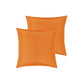 PepperMIll Satin European Pillowcases ( Pair ) ORANGE