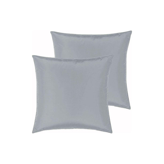 PepperMIll Satin European Pillowcases ( Pair ) SILVER