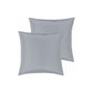 PepperMIll Satin European Pillowcases ( Pair ) SILVER