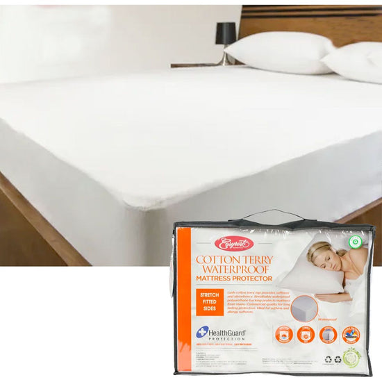 Easyrest Cotton Terry Waterproof Mattress Protector - King