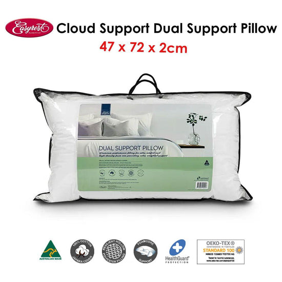 Easyrest Cloud Support Dual Support Pillow 47 x 72 x 2 cm