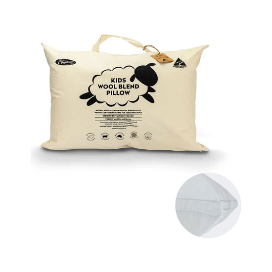 Easyrest Kids Wool Blend Standard Pillow in Fabric Bag