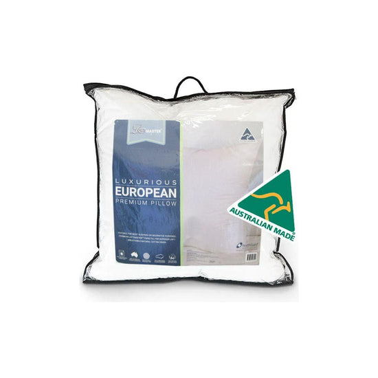 LoftMaster Luxurious Cotton Cover Premium European Pillow 65 x 65 cm