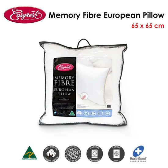 Easyrest Memory Fibre European Pillow 65 x 65 cm