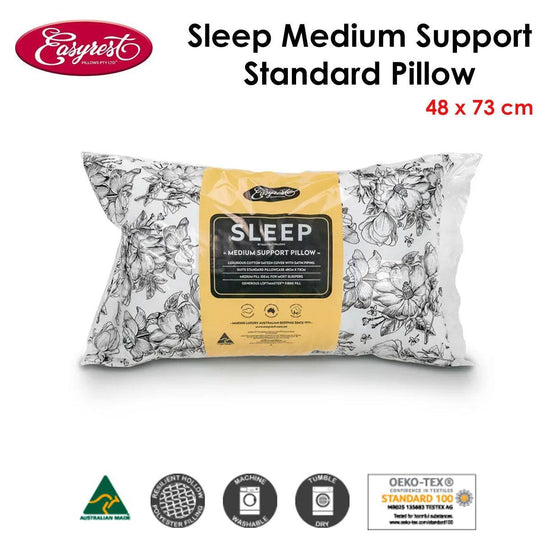 Easyrest Sleep Medium Support Standard Pillow 48 x 73 cm