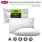 Easyrest Sleep Twin Pack Gusseted Medium Standard Pillows