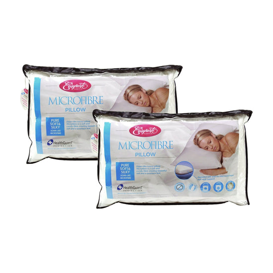 Easyrest Two Microfibre Standard Gusseted Pillows