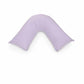 Easyrest Aus Made Medium Support Filled V Shape Pillow 64 x 39 cm Violet