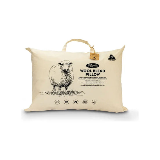 Easyrest Wool Blend Standard Pillow in Fabric Bag 47 x 72 + 20 cm