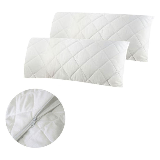 Easyrest Pair of King Quilted Pillow Protectors 52 x 92 cm