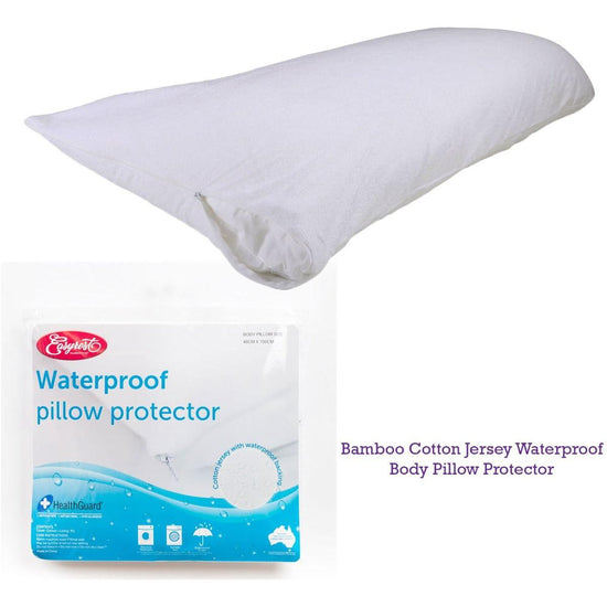 Easyrest Bamboo Cotton Jersey Waterproof Body Pillow Protector