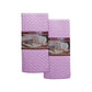 Set of 2 Microfibre Chevron Dish Drying Mats Lilac