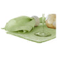 Set of 6 Damask Embossed Polyester Cotton Napkins Seacrest 40 x 40cm