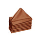 Hoydu Set of 8 Cotton Napkins Copper