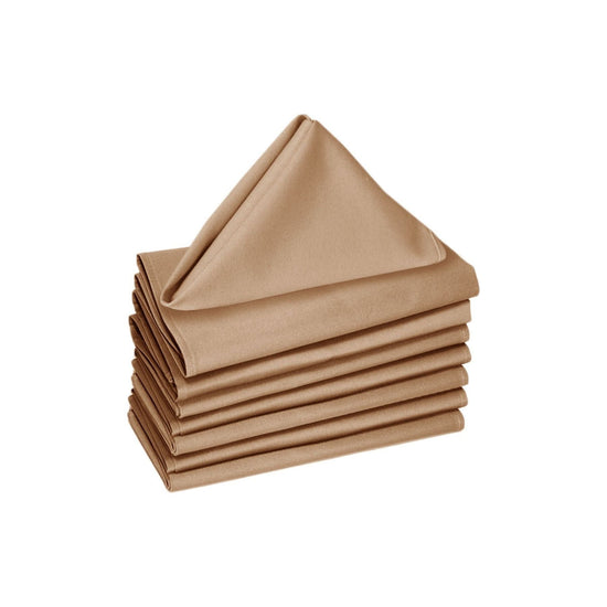 Hoydu Set of 8 Cotton Napkins Sand
