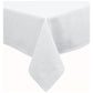 Hoydu Cotton Blend Table Cloth 180cm x 310cm  - BRIGHT WHITE