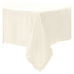 Polyester Cotton Tablecloth Ivory 150 x 220 cm