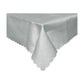 Jacquard Table Cloth Scribble Grey 150 x 270 cm