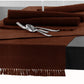 Hoydu Cotton Ribbed Table Runner 45cm x 150cm - COPPER