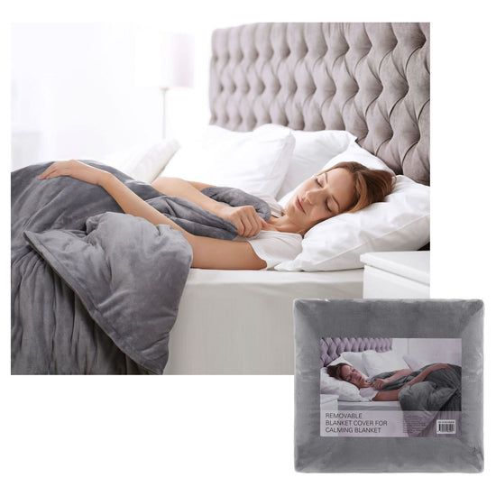 Accessorize Grey Removable Blanket Cover Single