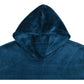 Accessorize Ink Blue Super Soft Hooded Blanket Extra Large