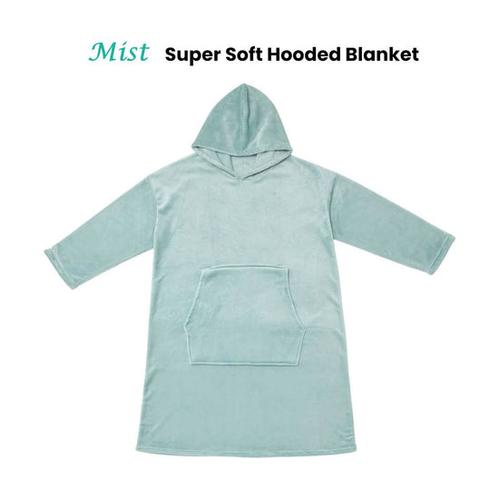 Accessorize Mist Super Soft Hooded Blanket Extra Large