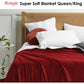 Accessorize Rouge Super Soft Blanket Queen/King