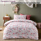 Happy Kids Farmyard Friends 2 Piece Washed Cotton Cover Comforter Set Single 160cm x 220cm