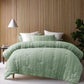 Accessorize Seersucker Sage 3 Piece Polyester Comforter Set King