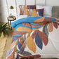 Accessorize Sorrel White Foliage 3 Piece Comforter Set Double