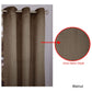 One Piece of Sienna Eyelet Curtain 120 x 213cm Walnut