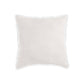 Vintage Design Homewares White French Linen Filled Cushion Square - 55cm x 55cm