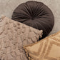 KAAT Amsterdam Mandarin Brown Round Filled Cushion 40cm Diameter
