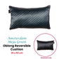 KAAT Amsterdam Meja Green Reversible Oblong Filled Cushion 30cm x 50cm