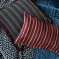 KAAT Amsterdam Meja Red Reversible Oblong Filled Cushion 30cm x 50cm